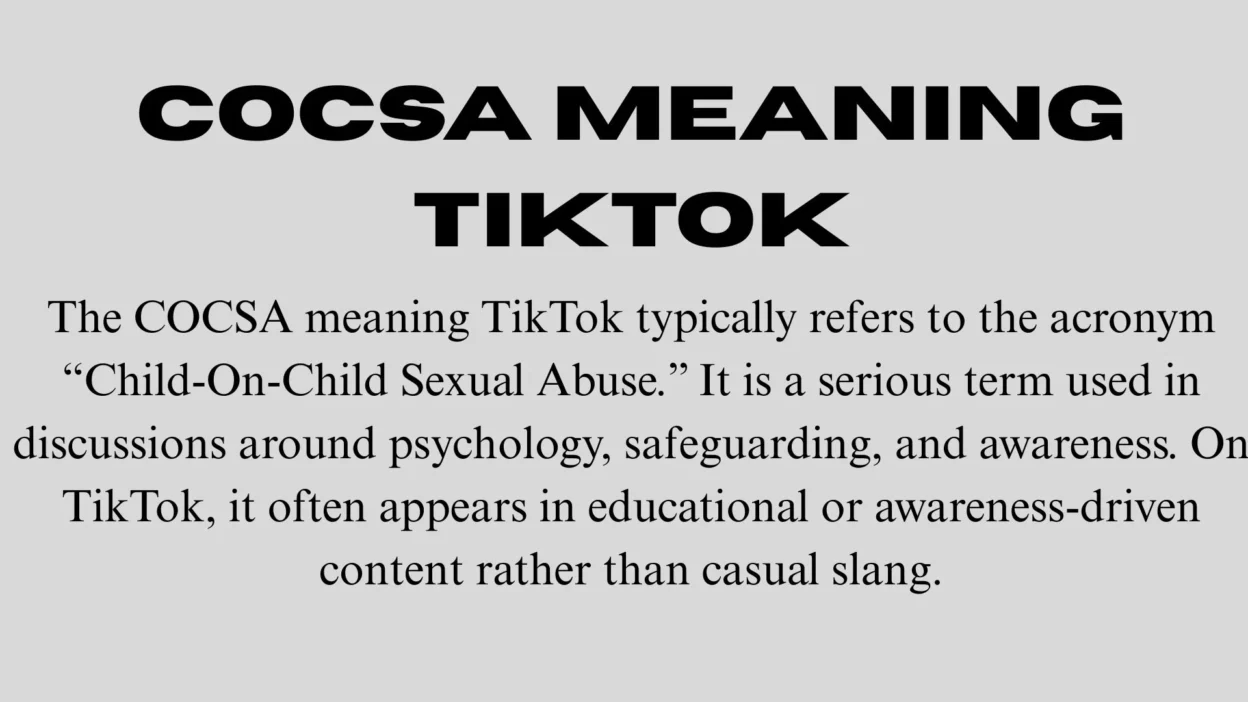 COCSA Meaning TikTok