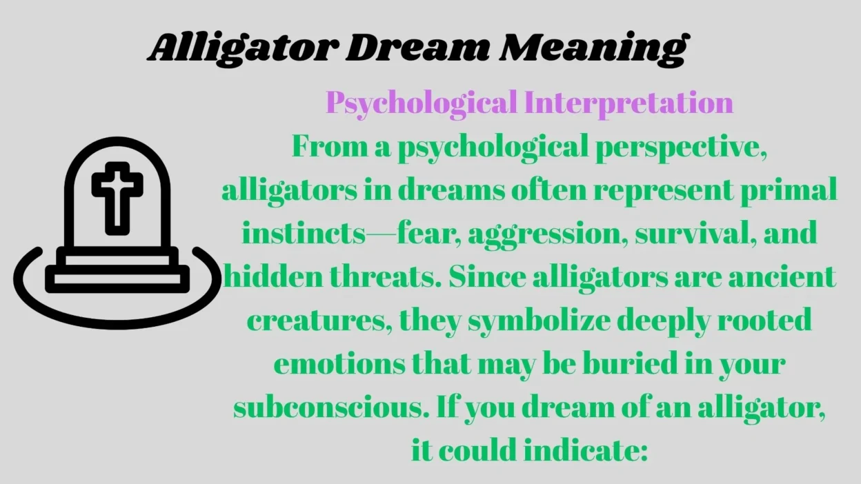 Alligator Dream Meaning