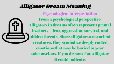 Alligator Dream Meaning
