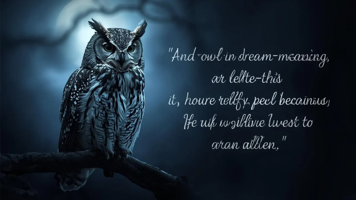 Owl in Dream Meaning