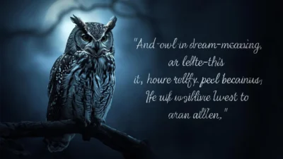 Owl in Dream Meaning
