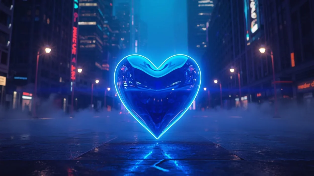 Blue Heart Meaning in Text