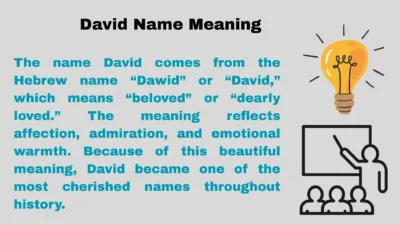 David Name Meaning