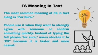 FS Meaning In Text