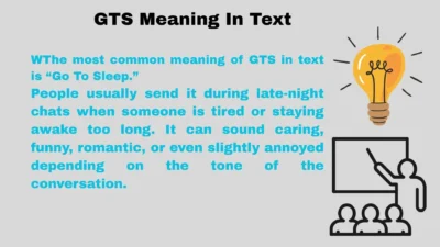 GTS Meaning In Text