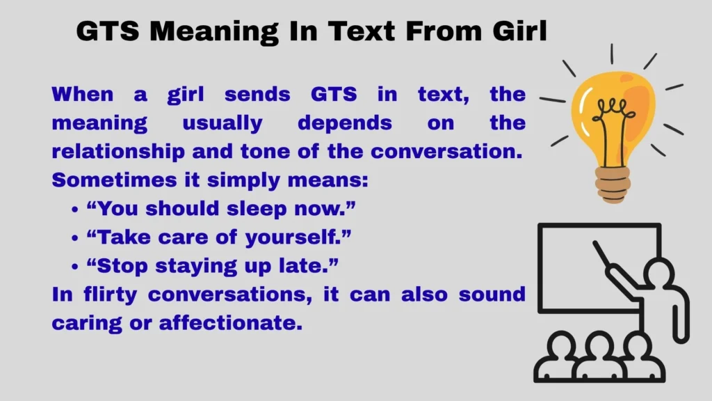 GTS Meaning In Text From Girl