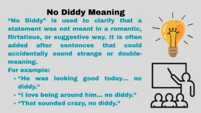 No Diddy Meaning