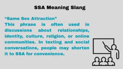 SSA Meaning Slang