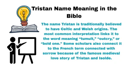 Tristan Name Meaning in the Bible